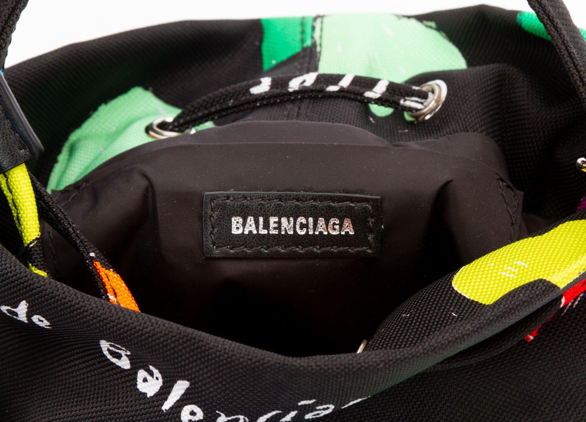 Balenciaga New Black Hearts Bucket Bag For Sale 1