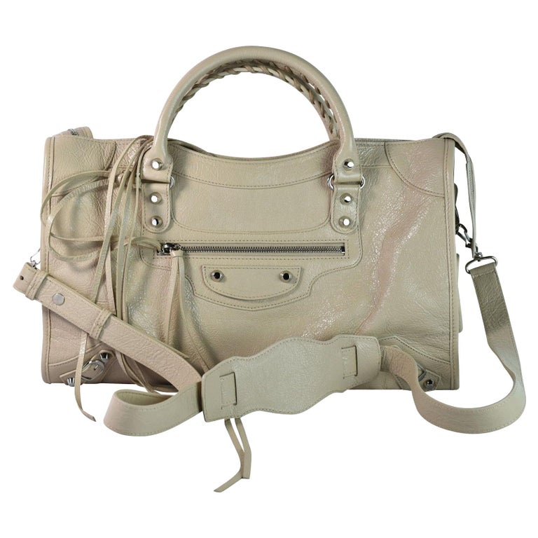 Balenciaga NEW Classic City Aj tapioca beige Leather Handbag For Sale at  1stDibs | balenciaga city bag