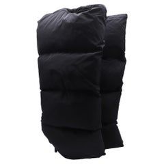Neue gesteppte Wader-Kniehohe Stiefel von Balenciaga aus schwarzem Polyamid