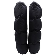 Neue gesteppte Wader-Kniehohe Stiefel von Balenciaga aus schwarzem Polyamid
