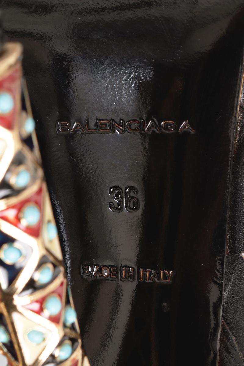 Balenciaga Nicolas Ghesquiere Laufsteg S/S 2008 Gladiator gewebte Kniestiefel 36 EU im Angebot 11