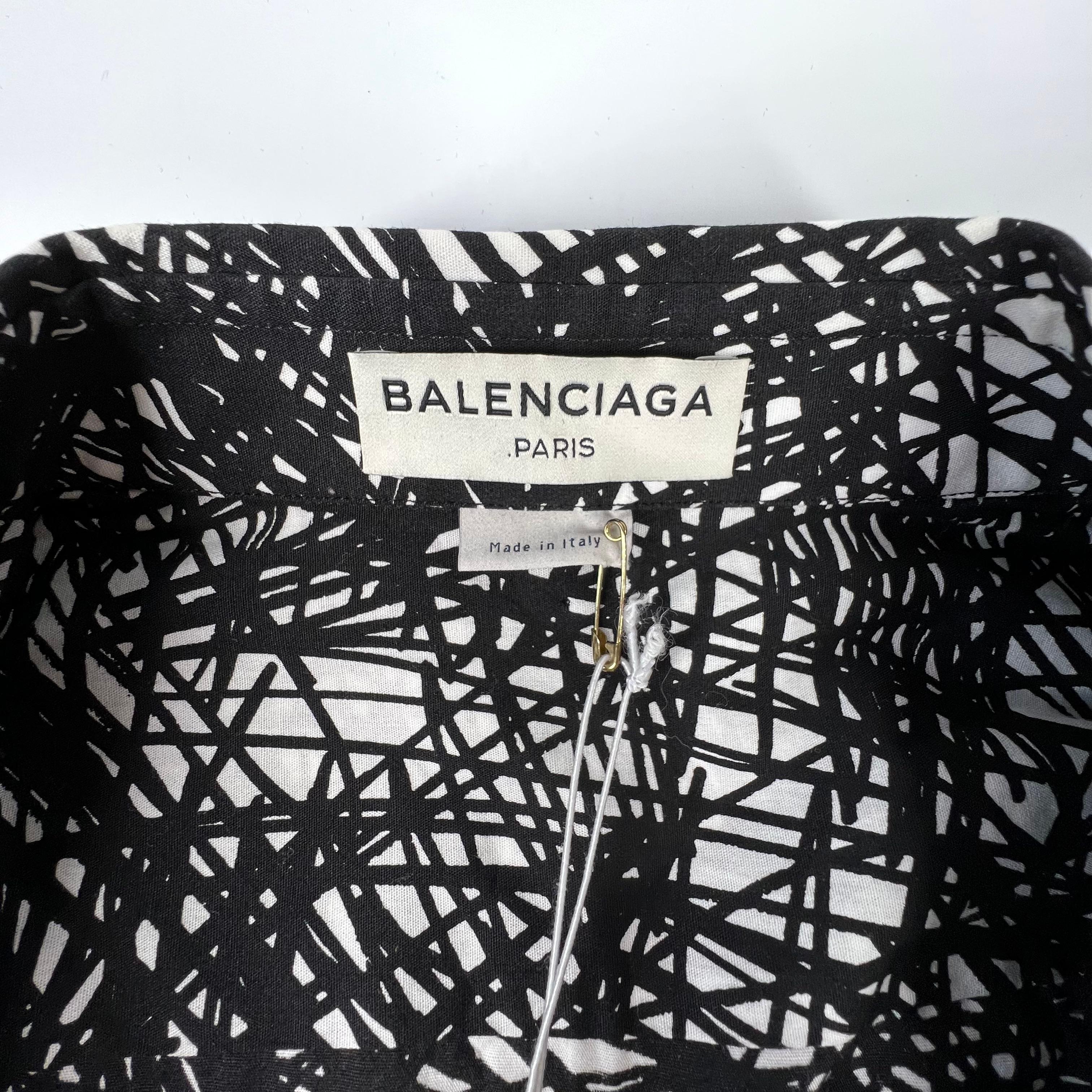 Balenciaga Top con maniche lunghe stampate e rumore (38EU)  Medio) 301991 2