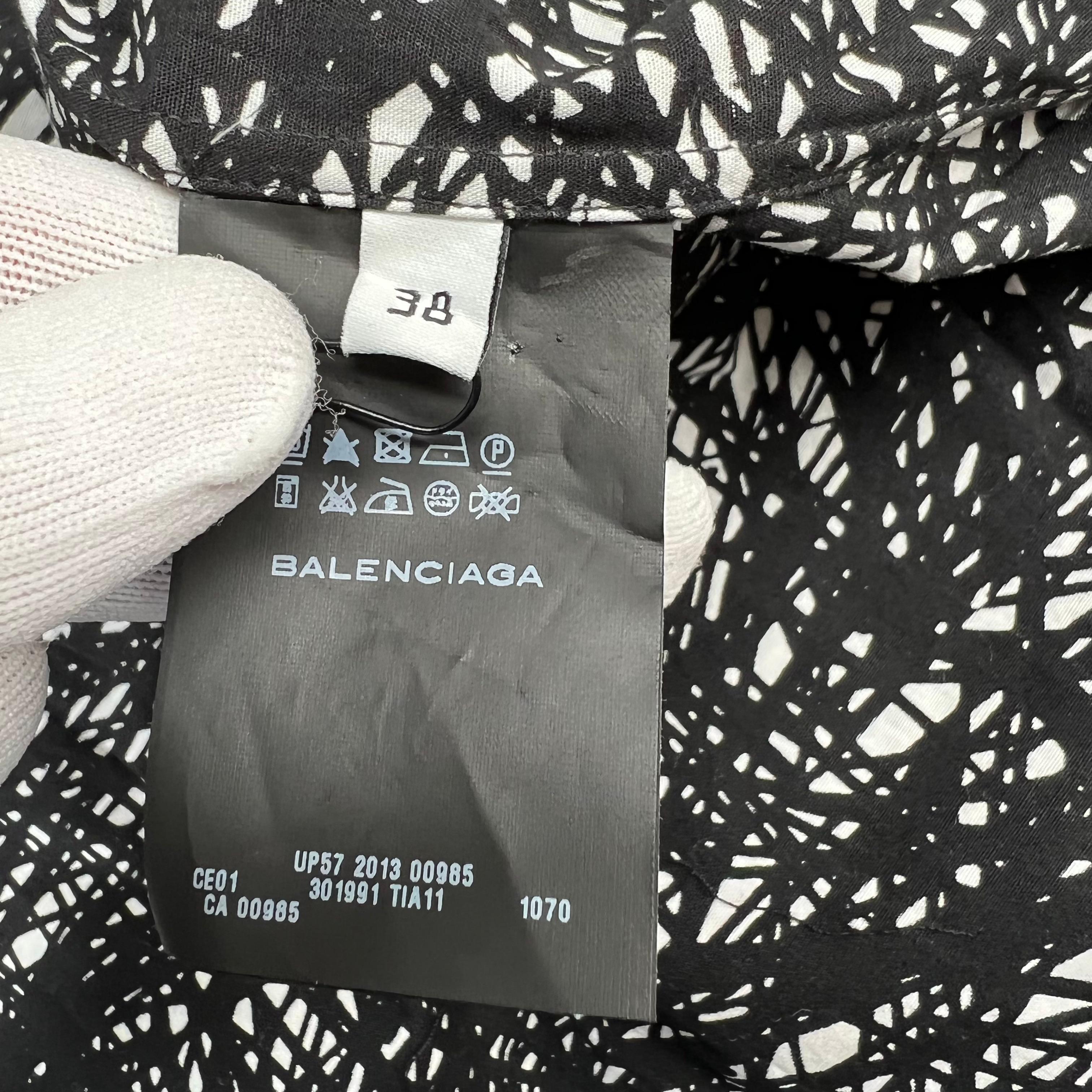 Balenciaga Top con maniche lunghe stampate e rumore (38EU)  Medio) 301991 4