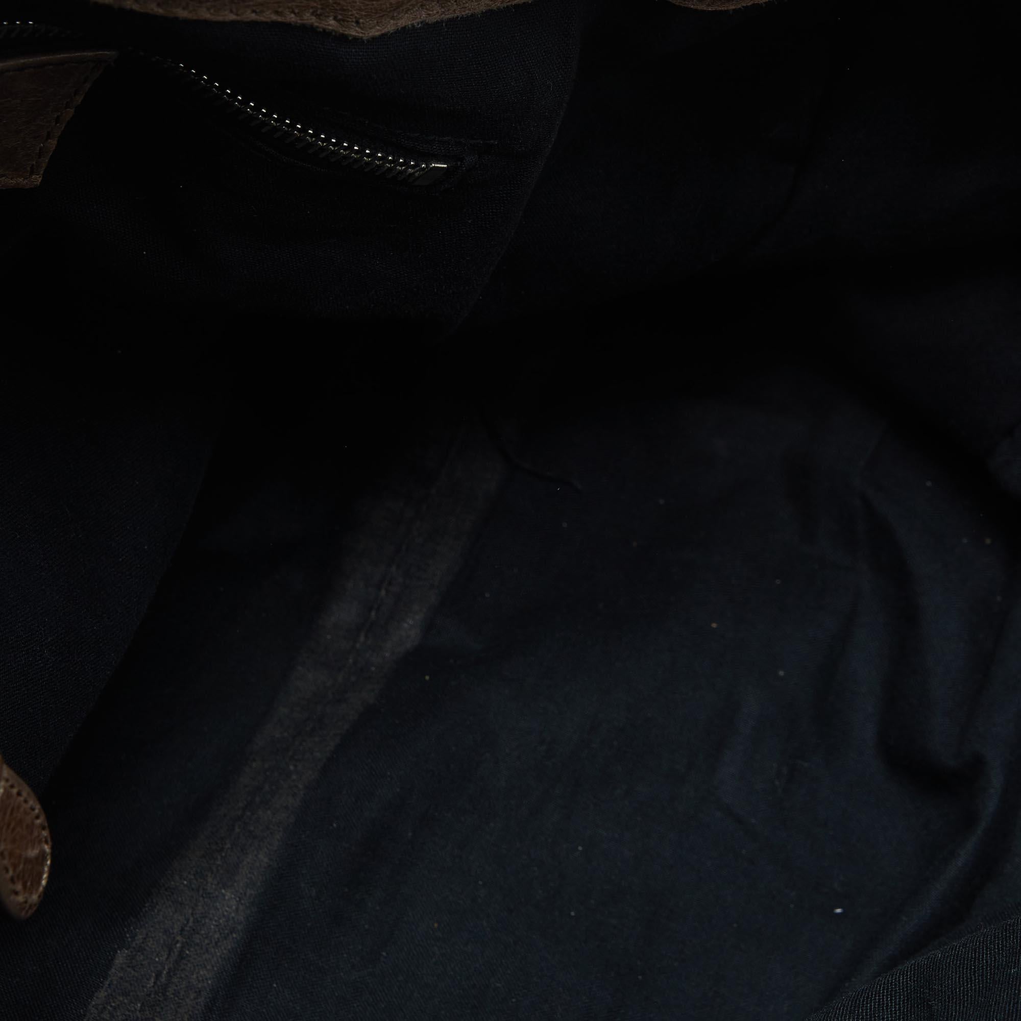 Balenciaga Noix Leder GSH Arbeitstasche aus Leder im Angebot 9