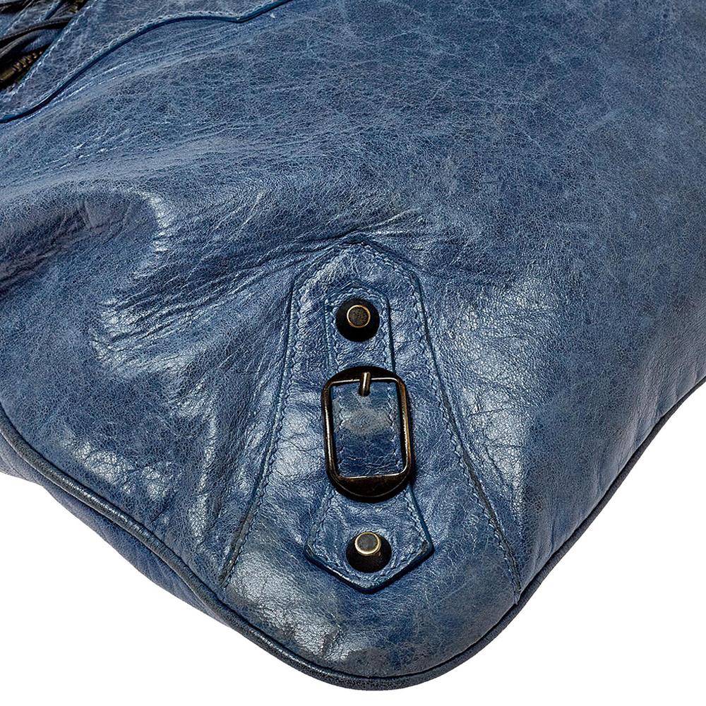 Balenciaga Ocean Leather RH Flat Messenger Bag 5