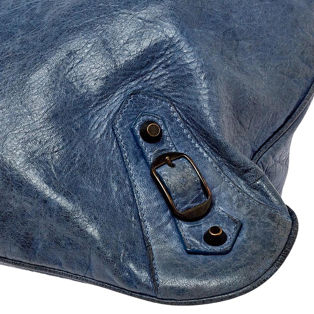 Balenciaga Ocean Leather RH Flat Messenger Bag 6