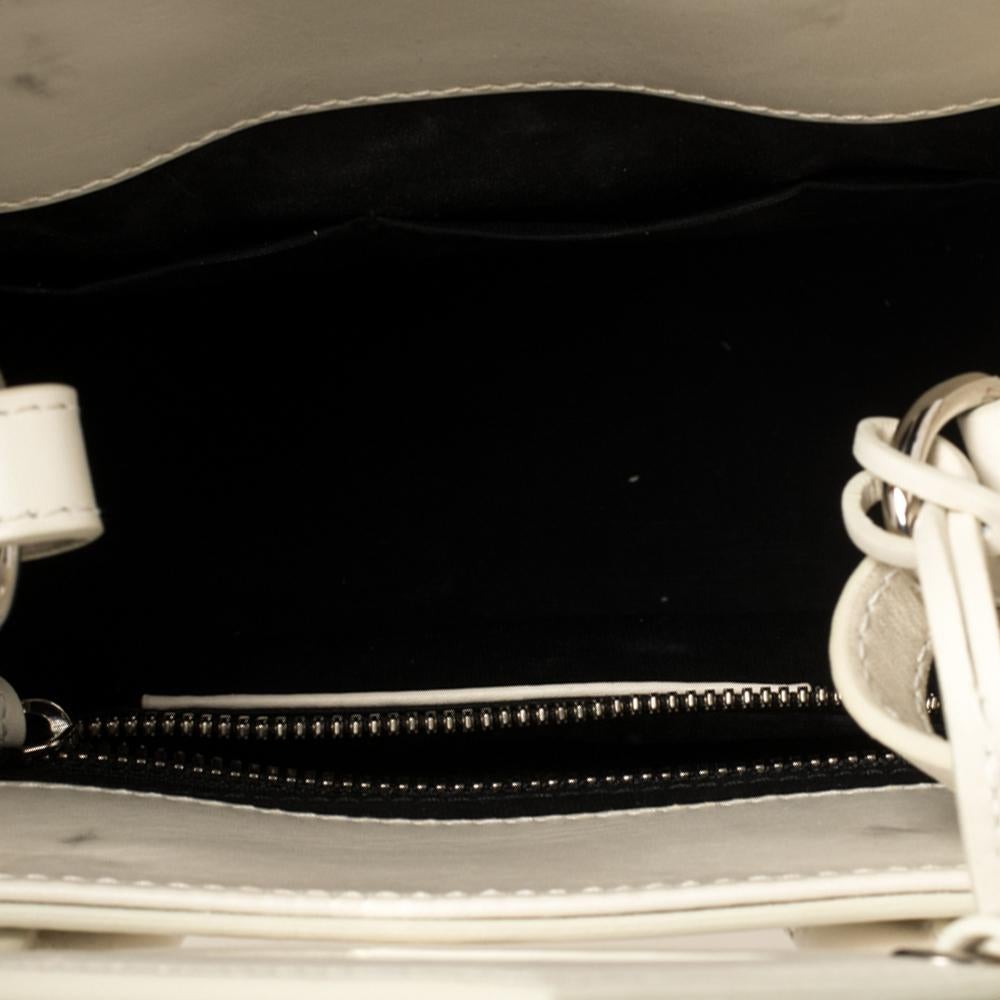 Balenciaga Off White Leather Mini All Afternoon Tote 5