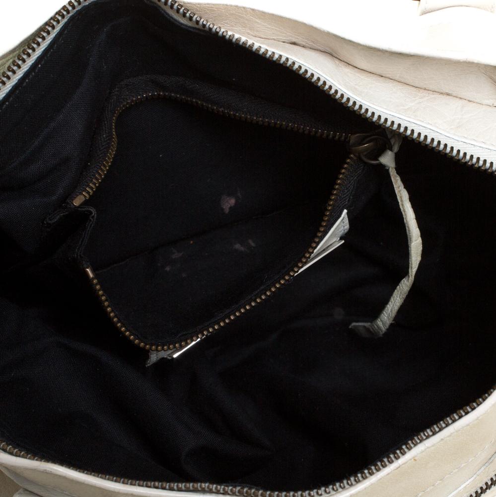 Balenciaga Off White Leather RH First Tote 6