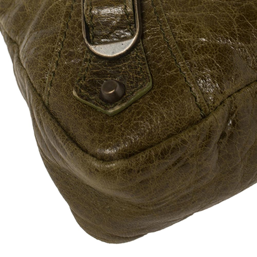 Balenciaga Olive Leather Mini Classique Bag 6