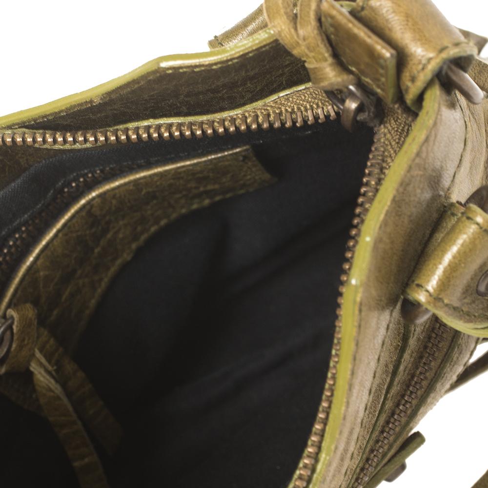 Balenciaga Olive Leather Mini Classique Bag 3