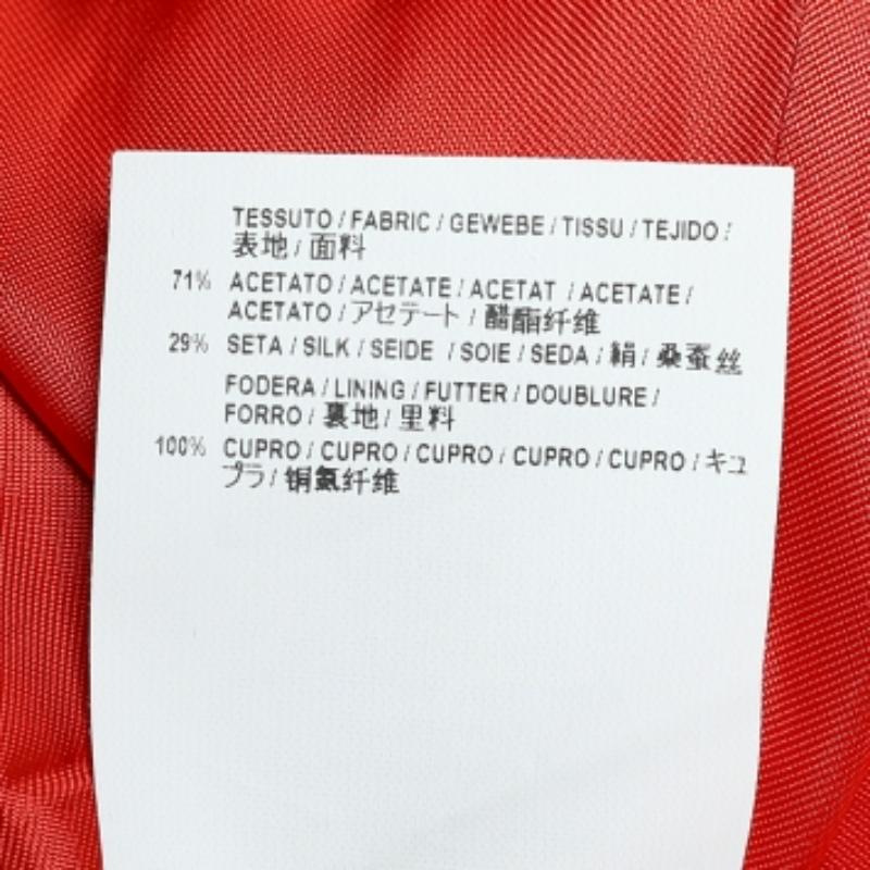 Balenciaga Orange Crepe Oversized Shift Dress S For Sale 1