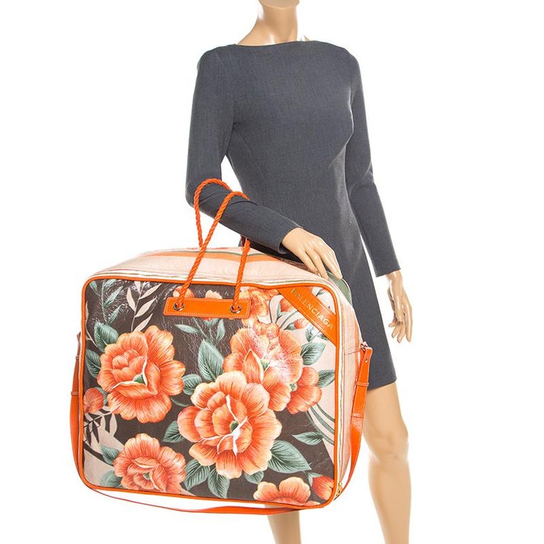 balenciaga blanket printed bag