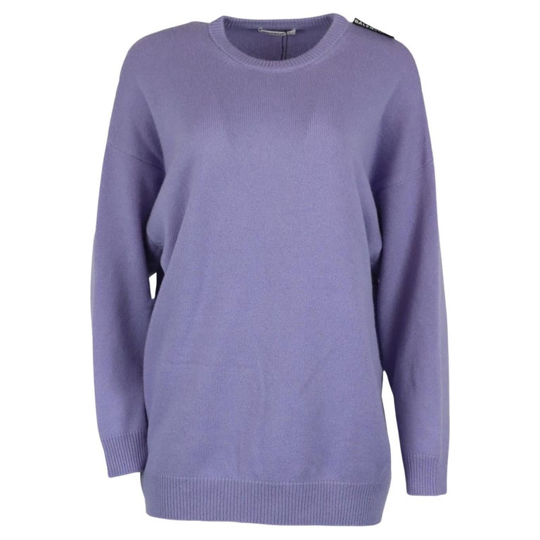 Balenciaga Oversized Cashmere Sweater Small For Sale at 1stDibs