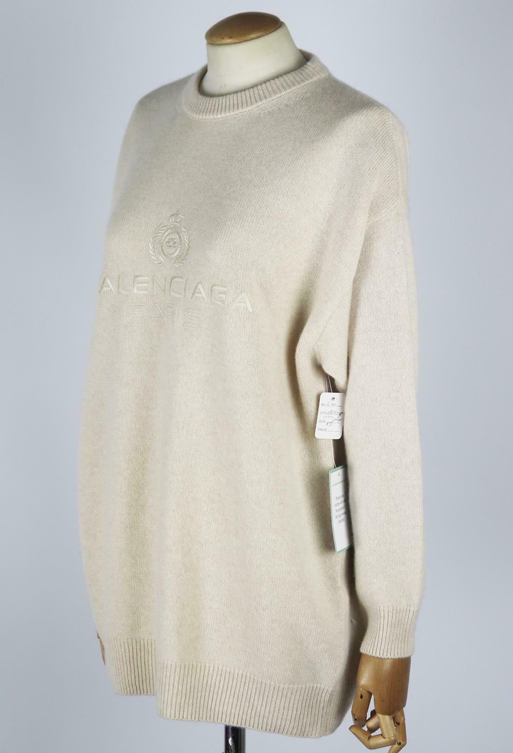 balenciaga cashmere sweater