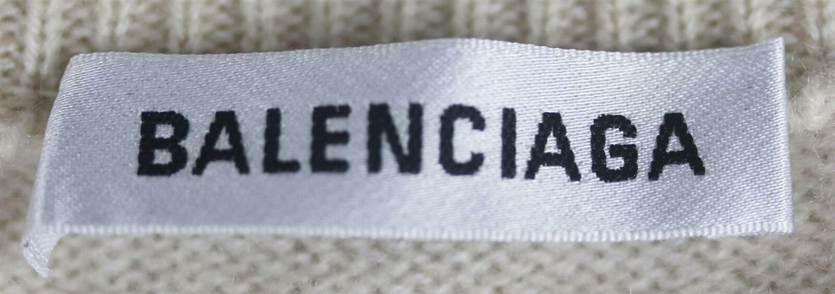 Übergroßer bestickter Kaschmirpullover von Balenciaga Damen