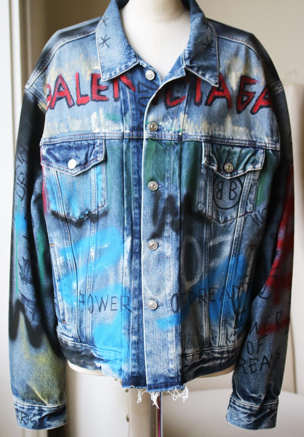 balenciaga womens jean jacket