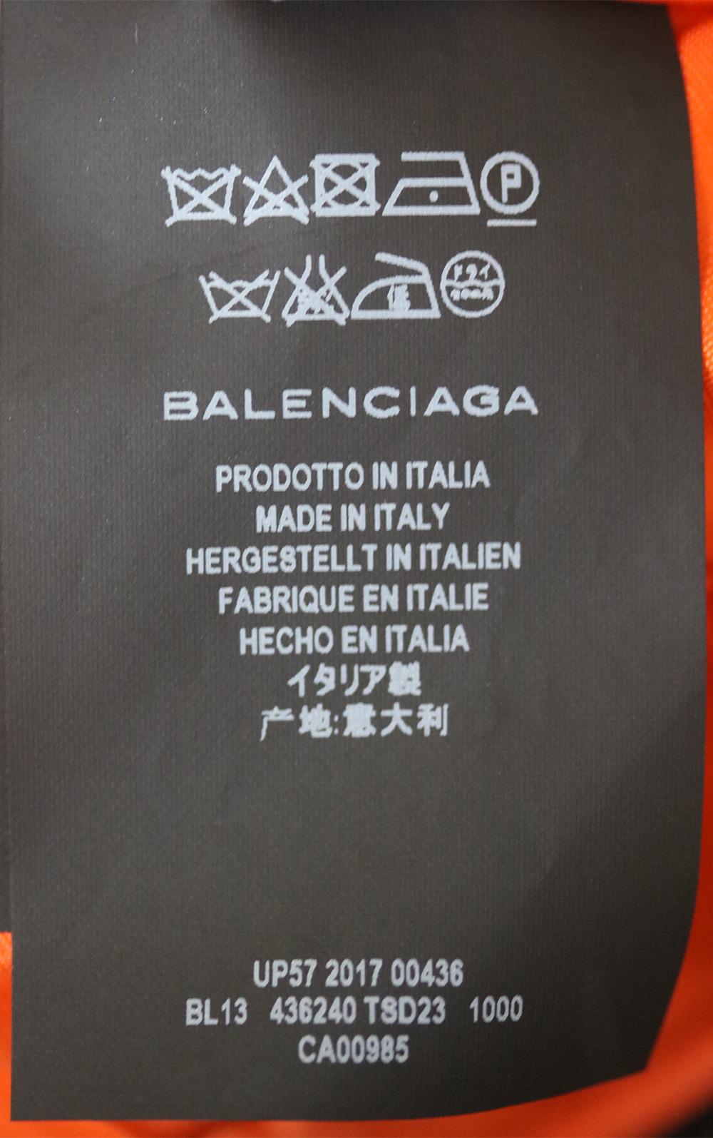 Black Balenciaga Oversized Jersey-Trimmed Satin Bomber Jacket