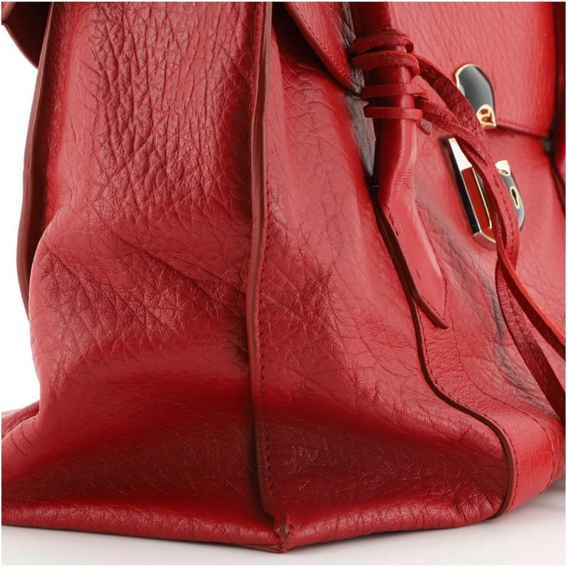 Balenciaga Padlock Flap Tote Leather Medium 5
