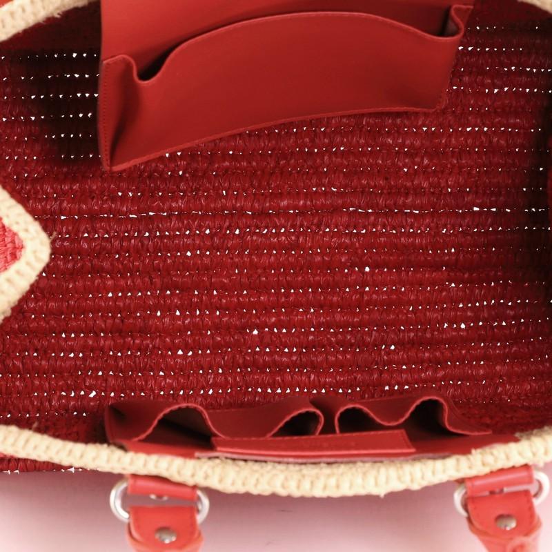 Women's or Men's Balenciaga Panier Shopping Tote Woven Raffia XS