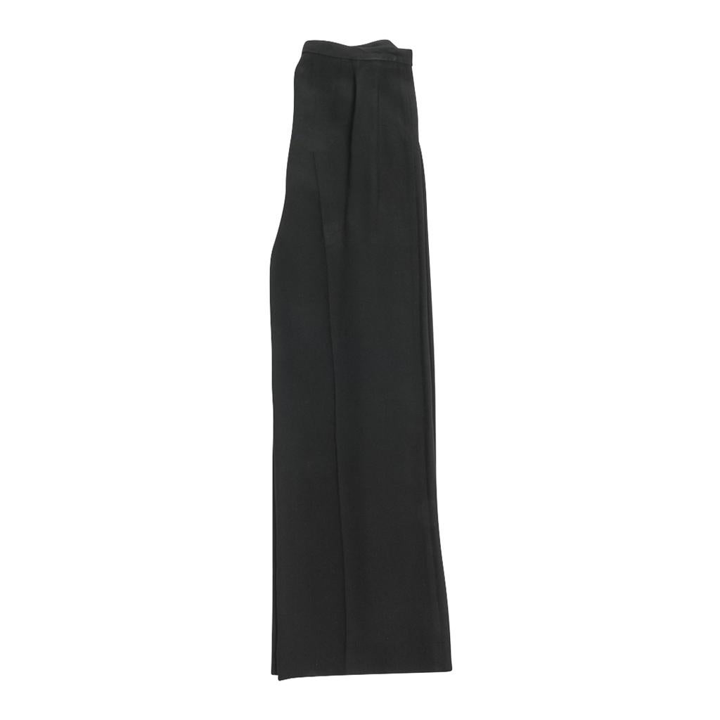 Black Balenciaga Pant Suit Double Breast 40 / 6 Mint For Sale