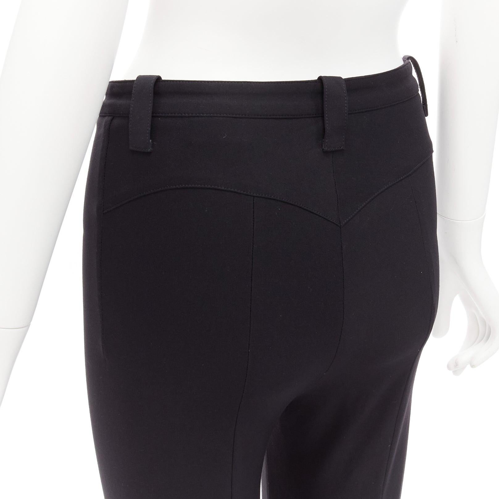 BALENCIAGA Pantashoe black Knife point legging pants boots EU37 Kim Kardashian 1