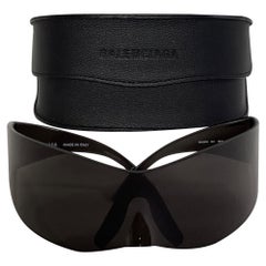 Lunettes de soleil « Panther Mask » de Balenciaga en polyamide noir