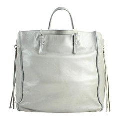 Balenciaga Papier 33bala12317 Grey Leather Tote