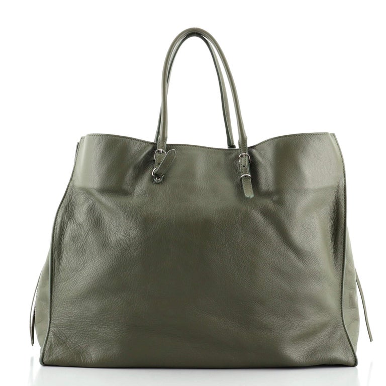 Balenciaga Papier A4 Zip Around Classic Studs Bag Leather Large at 1stDibs
