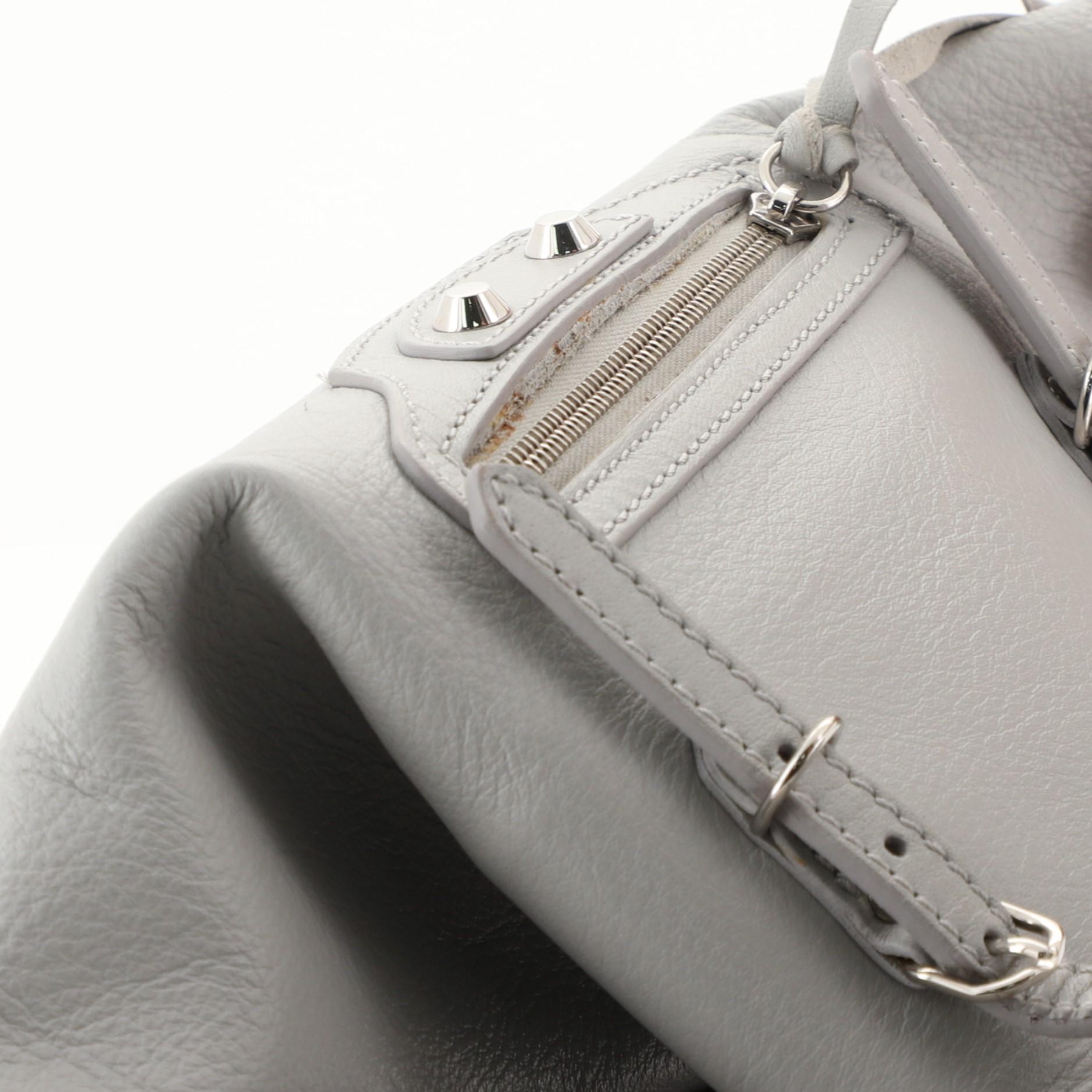 Women's Balenciaga Papier A4 Zip Around Classic Studs Bag Leather Large