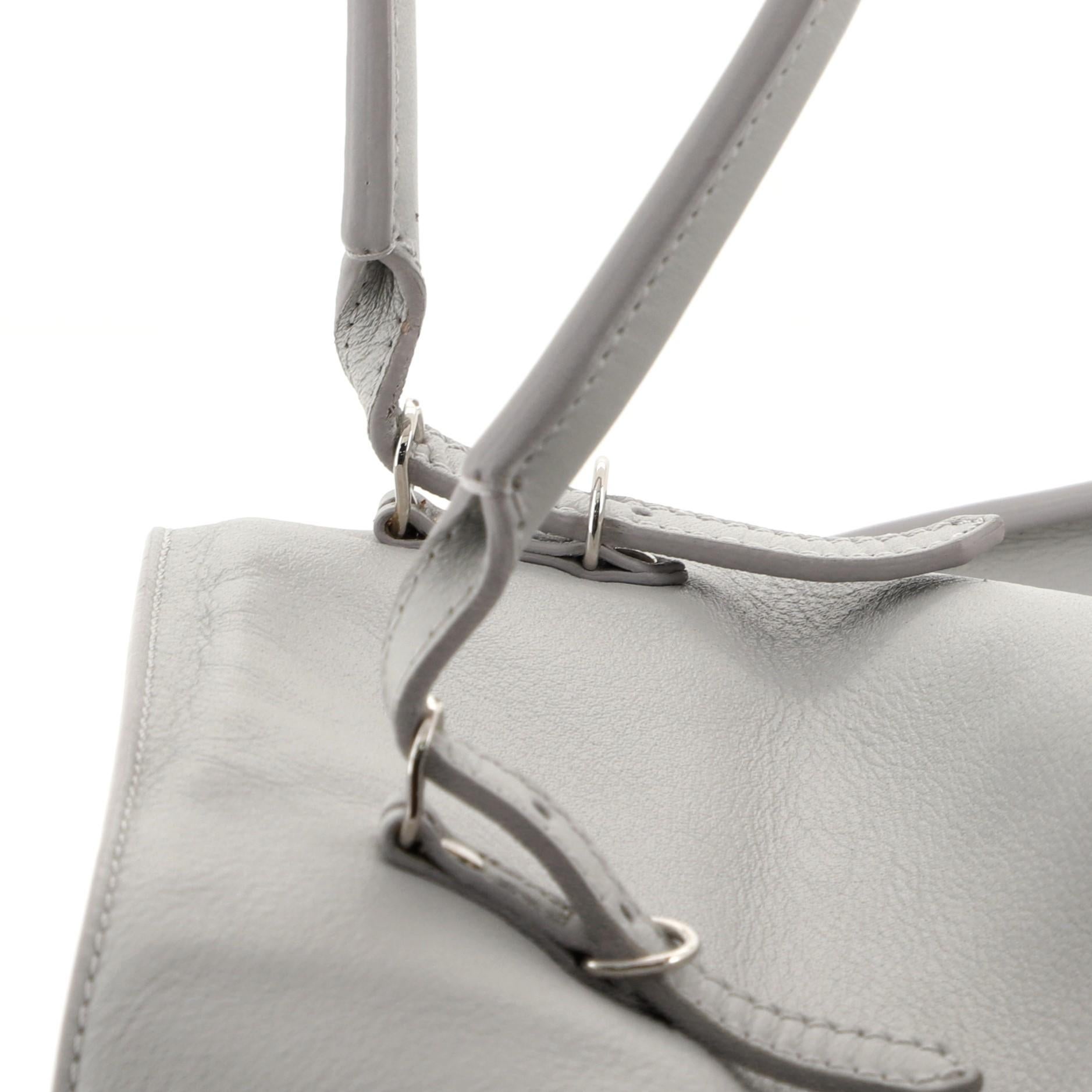 Balenciaga Papier A4 Zip Around Classic Studs Bag Leather Large 2