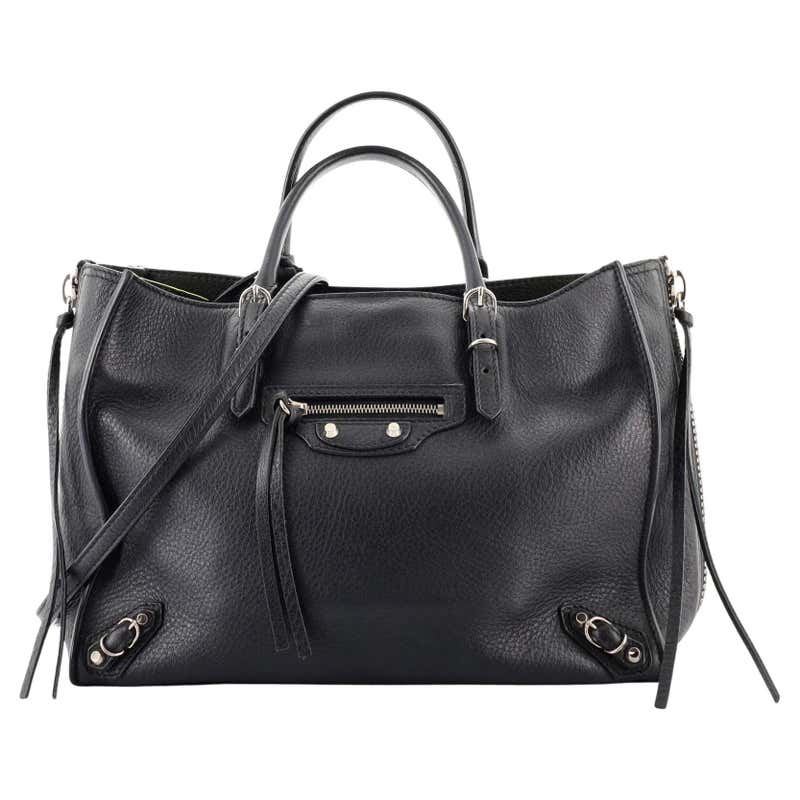 Balenciaga Brown Leather Mini Baguette Bag at 1stDibs