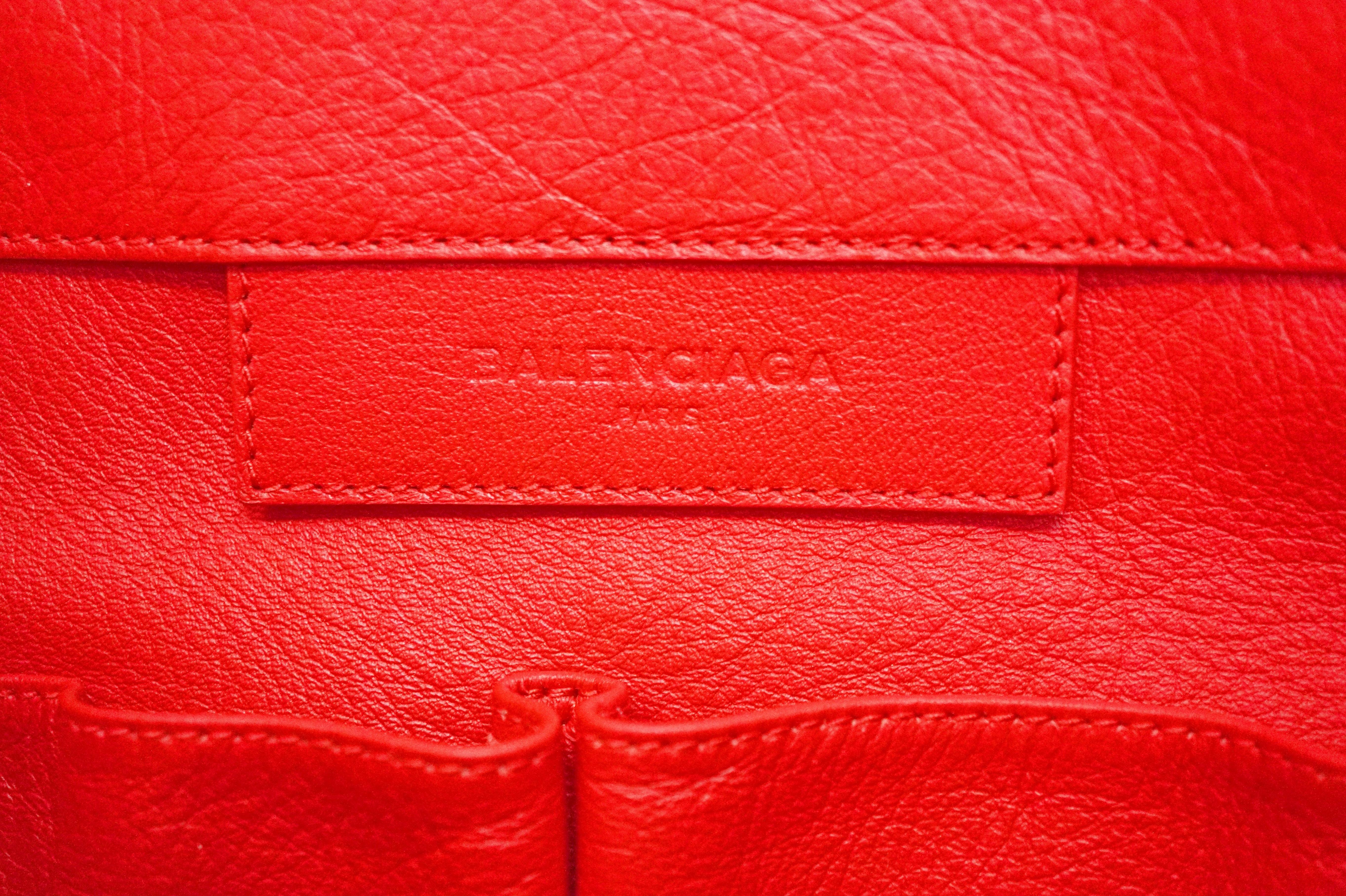 Balenciaga Papier A4 Zip-Around Tote in Red Calfskin Leather, Fall/Winter 2016   4