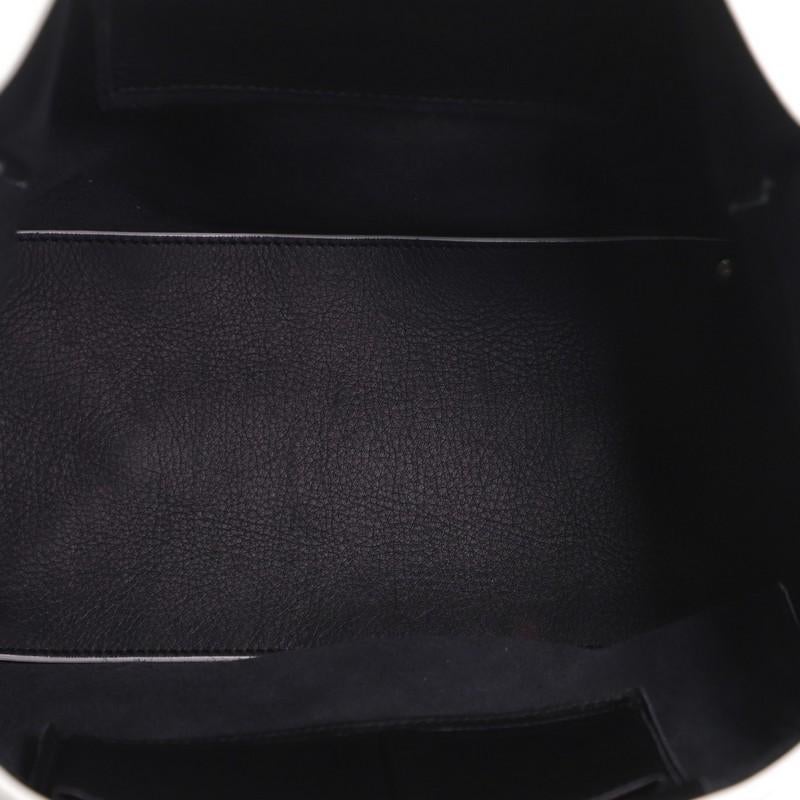 Black Balenciaga Papier A5 Classic Studs Bag Leather Medium