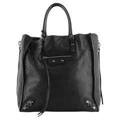 Balenciaga Papier A5 Zip Around Classic Studs Bag Leather