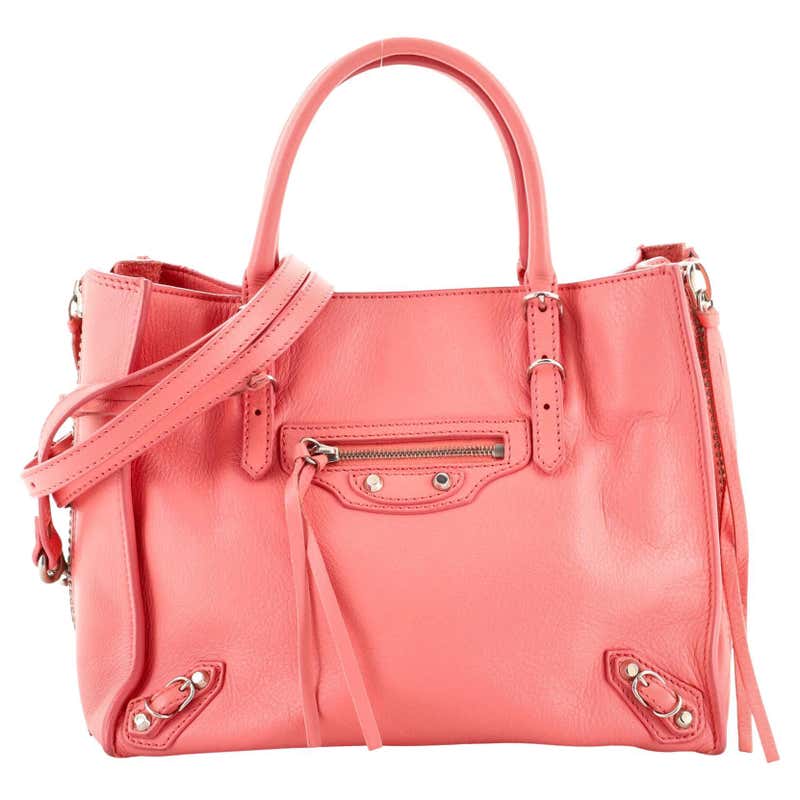 Balenciaga Pink Papier A4 Crossbody Mini Bag at 1stDibs