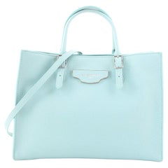 Balenciaga Papier A6 Zip Around Plate Bag Leather