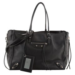 Balenciaga Papier B4 Zip Around Classic Studs Bag Leather