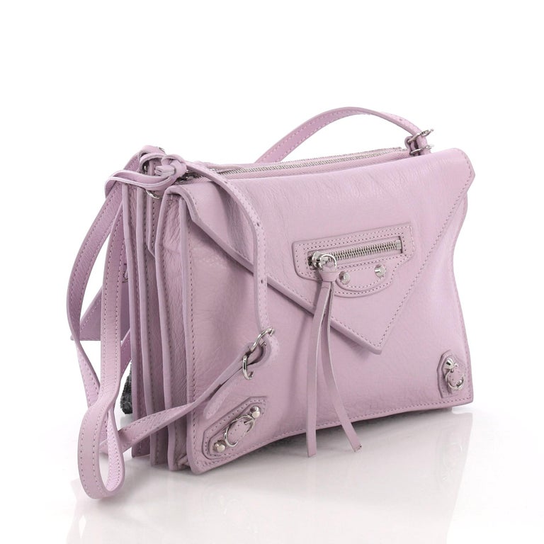 balenciaga papier envelope crossbody bag