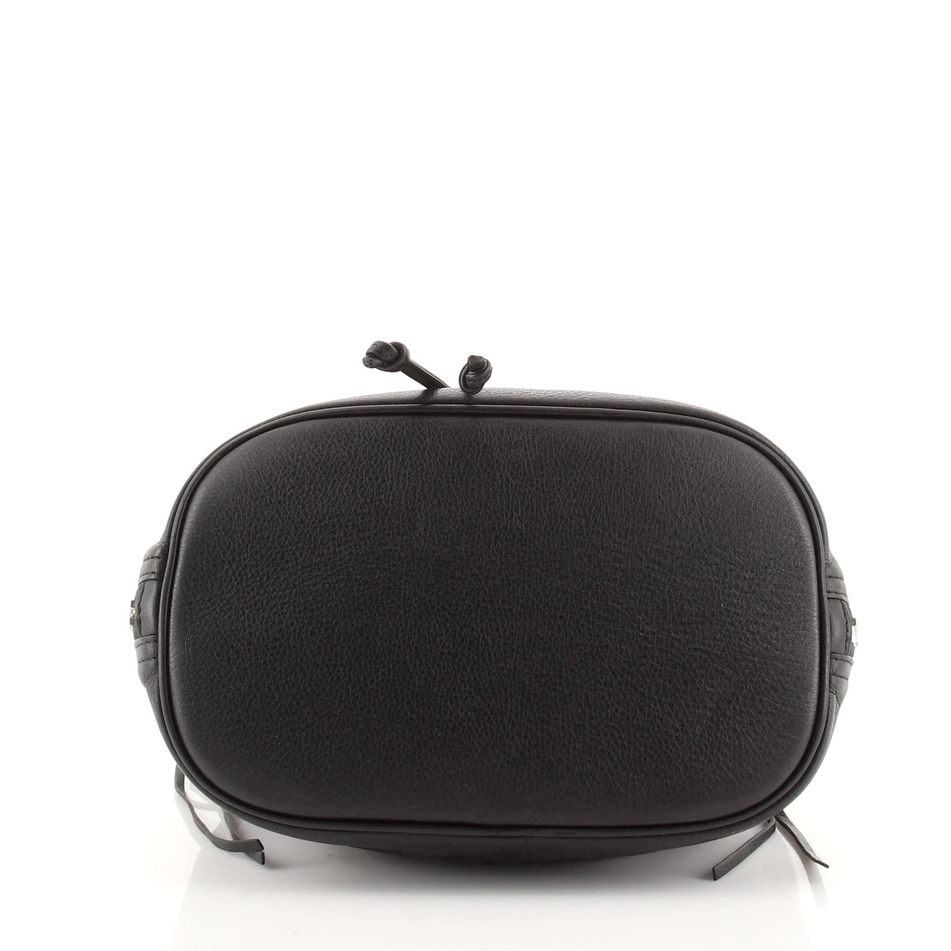 Bucket Bag aus Leder von Balenciaga mit Papierplatte, XS für Damen oder Herren
