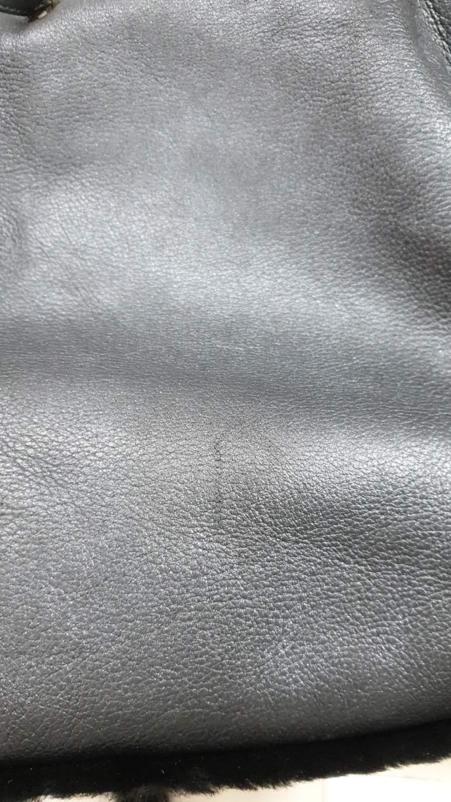 Balenciaga - Sac ledger en peau de mouton papier en vente 5