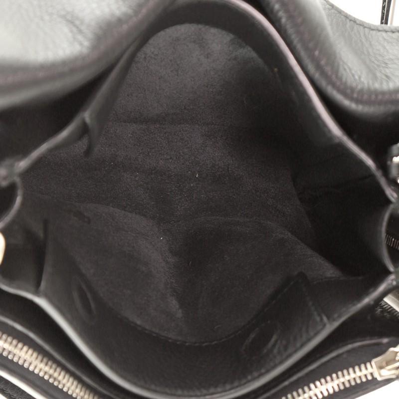 Balenciaga Papier Triple Zip Around Crossbody Bag Leather XS In Good Condition In NY, NY
