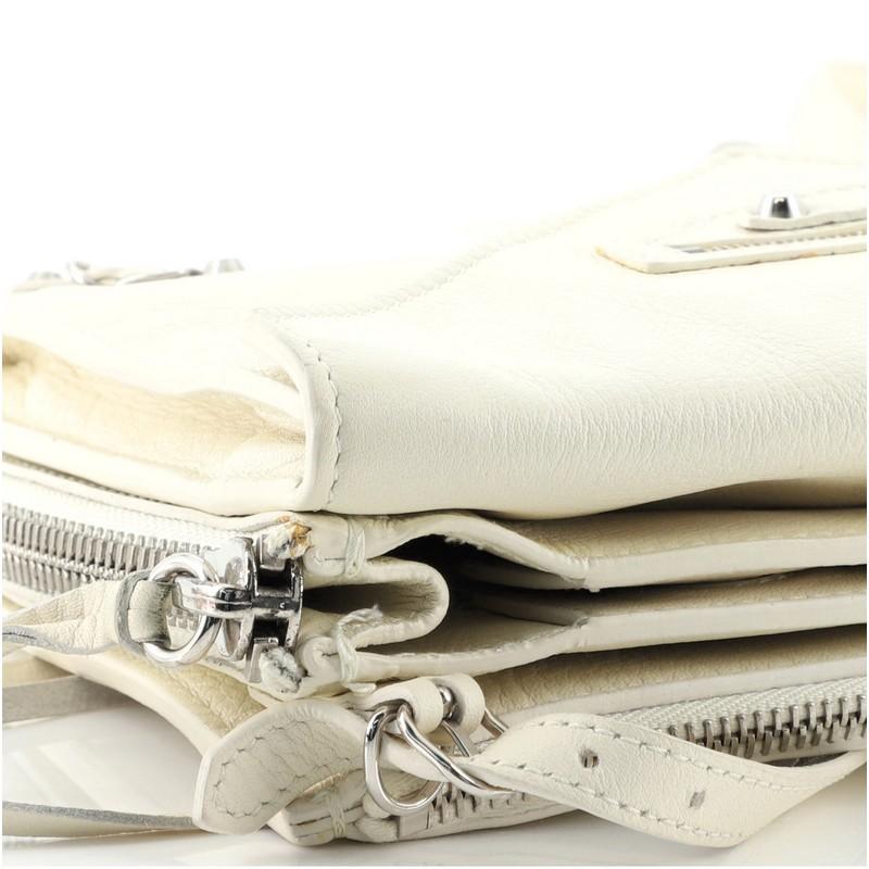 Balenciaga Papier Triple Zip Around Crossbody Bag Leather XS 2