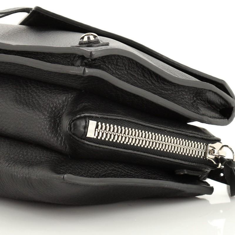 Balenciaga Papier Triple Zip Around Crossbody Bag Leather XS 1