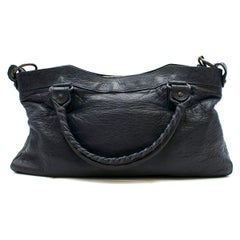 Balenciaga Paris Dark Navy Small City Bag