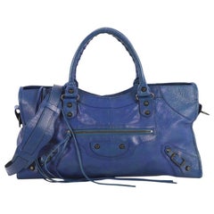 Balenciaga Part Time Classic Studs Bag Leather