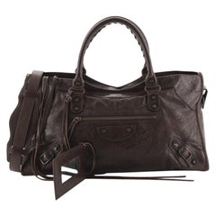 Balenciaga Part Time Classic Studs Bag Leather