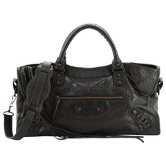 Balenciaga Part Time Classic Studs Bag Leather