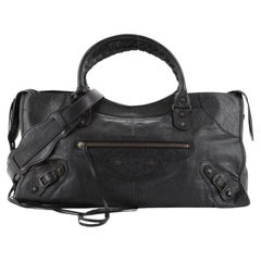Balenciaga Part Time Classic Studs Bag Leather