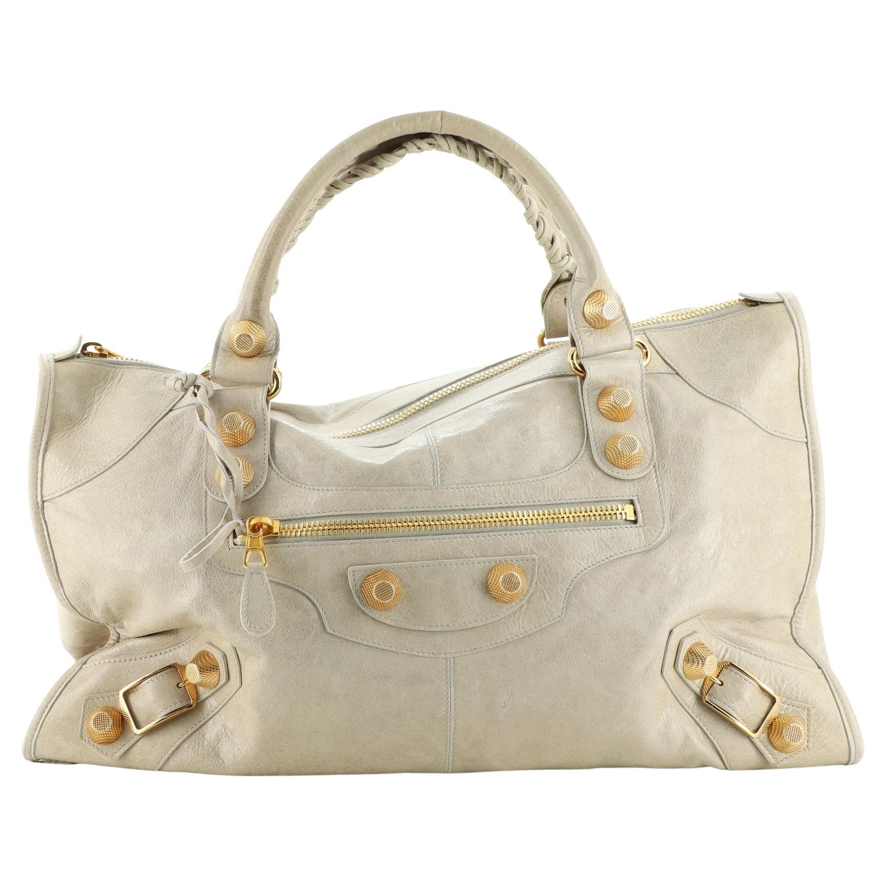 Balenciaga Part Time Giant Studs Bag Leather at 1stDibs