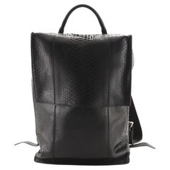 Used Balenciaga Phileas Backpack Python and Leather